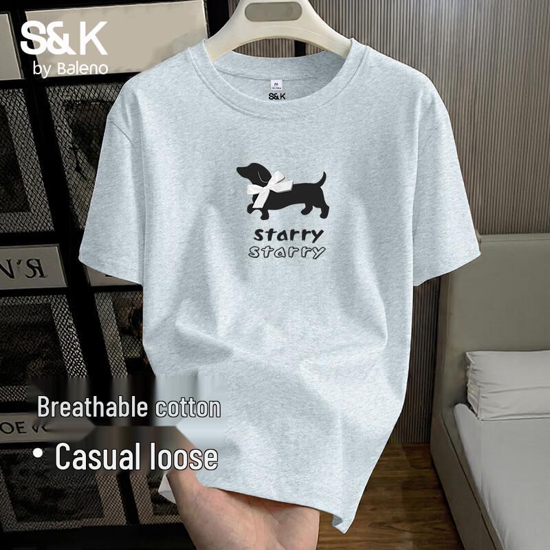 Baleno S&K Women s Dachshund Print Cotton T-Shirt 2XL