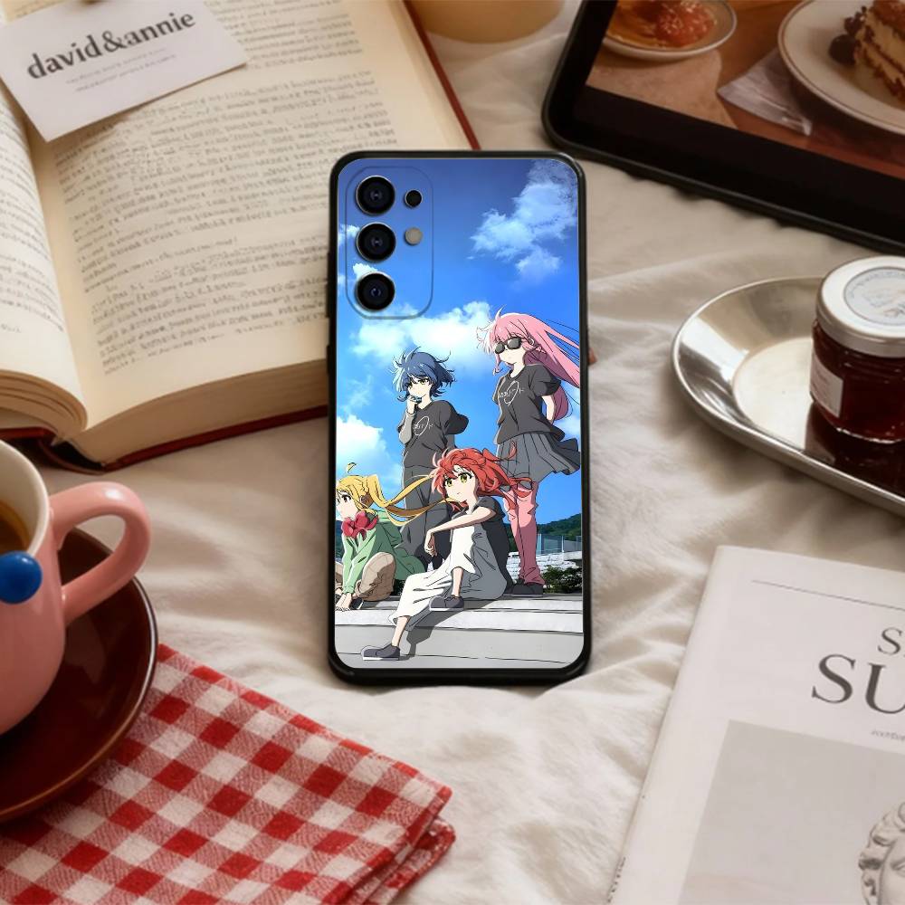 Bocchi The Rock Kessoku Band   Phone Case For Samsung S 25,24,23,22,30,21,10,9,Ultra,Plus,Lite,FE,4,5 G Soft Black Case