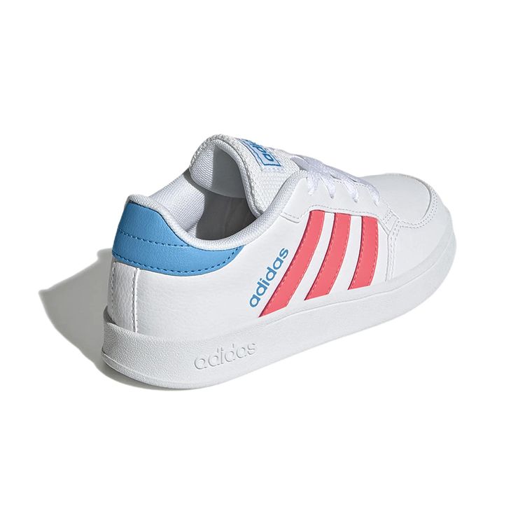 Adidas Breaknet J White Acid Red Kids Sneakers Cloud-White Sky-Rush GY6015