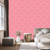 Geometric Coral Diamonds Wallpaper, Clear Detail 50x1000