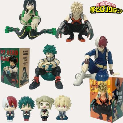 My Hero Academia 8 Styles Anime Figure Midoriya Izuku Action Figure Bakugo Katsuki FigurToga Himiko Action Figure Model Toy