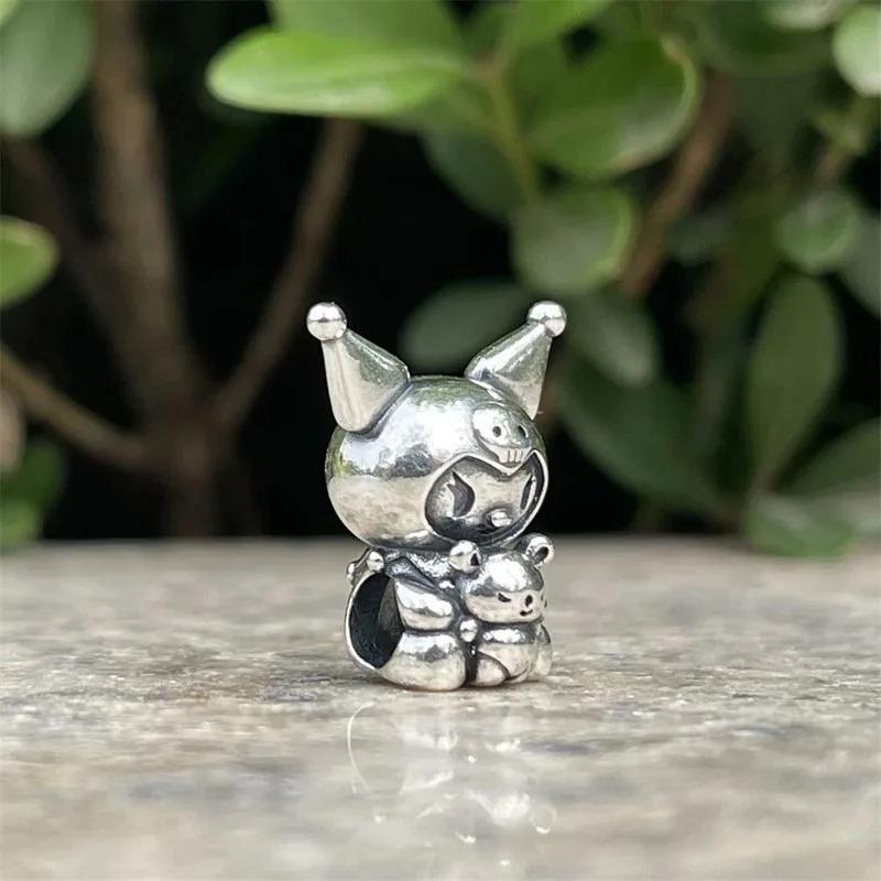 925 Silver,Cartoon Cute Cat,Dog Bead Pendant,Suitable for Original Bracelet DIY Accessories,Exquisite Jewelry