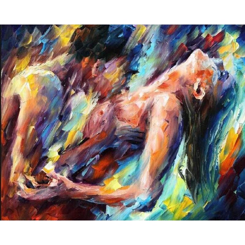 5D Diy Diamond Painting Portrait Sexy Woman Full Round Diamond Embroidery Cross Stitch Patterns Nude Art Needlework  Decor