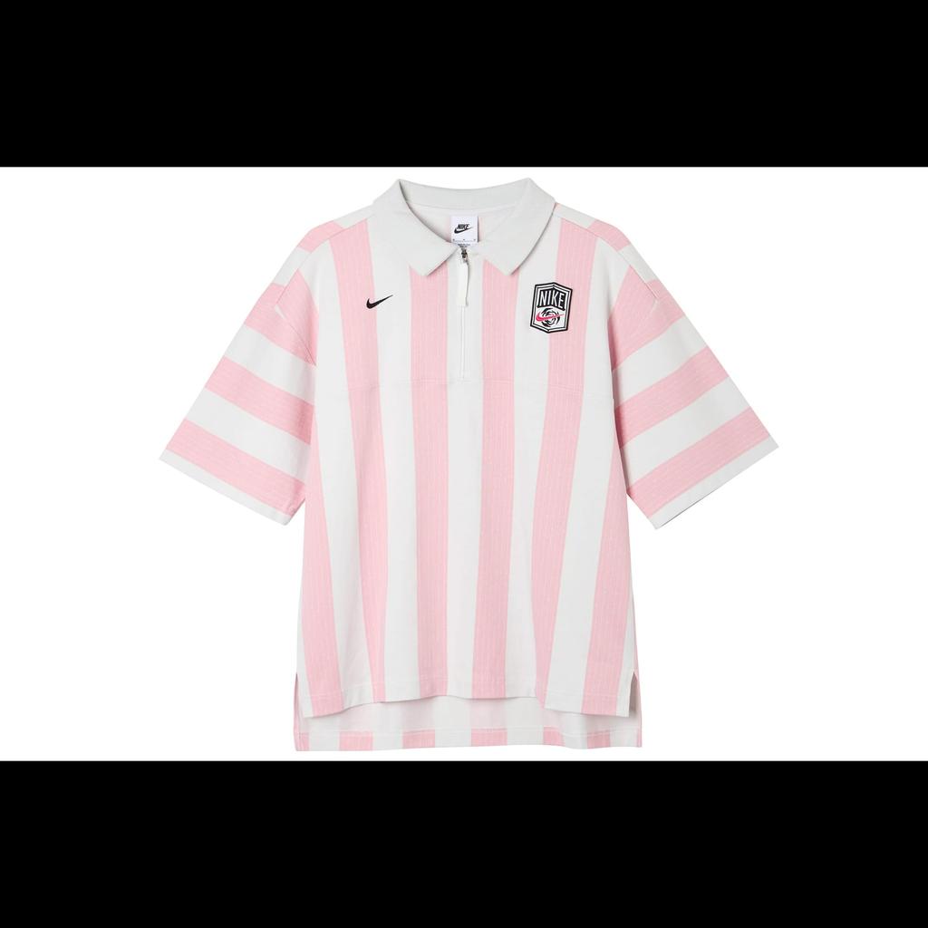 Nike SportWear Turn-down Collar Short-Sleeve T-shirt Pink FQ0701-122