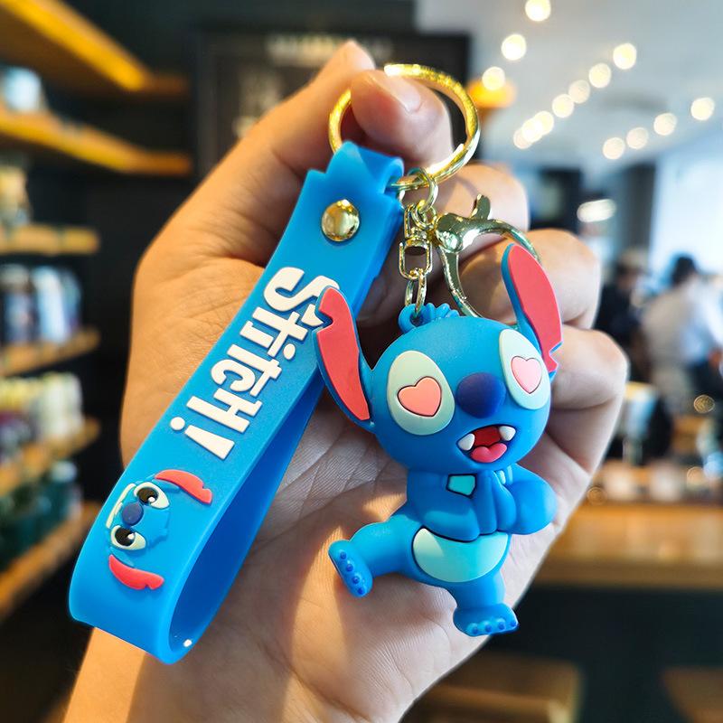 Stitch Keychain Cartoon Cute Doll Machine Small Gift Student Gift Kawaii Cute Personalized Gifts Y2k Fashion Toys Anime Cartoon