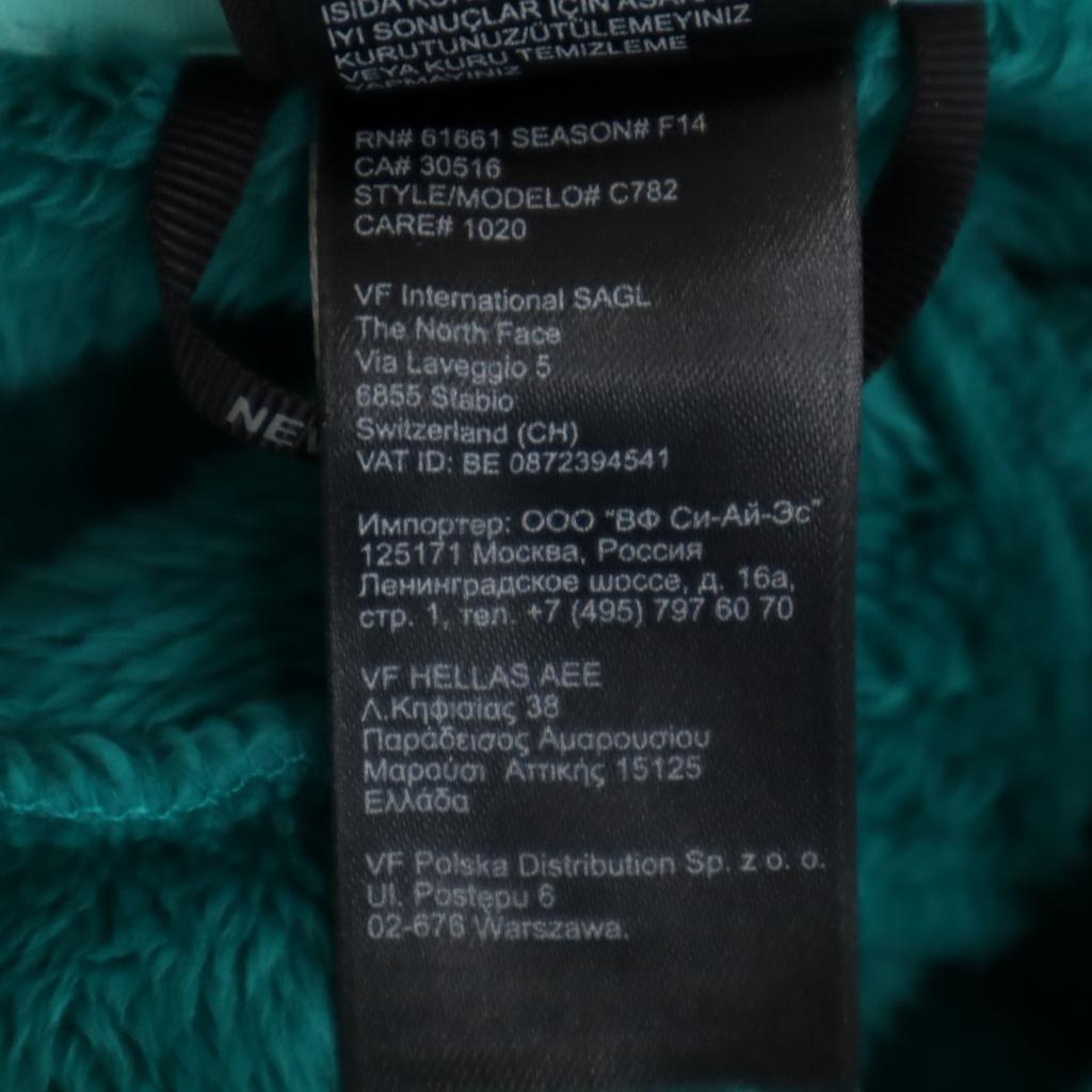 THE NORTH FACE Fleece jacket L Green system C782 Women Used