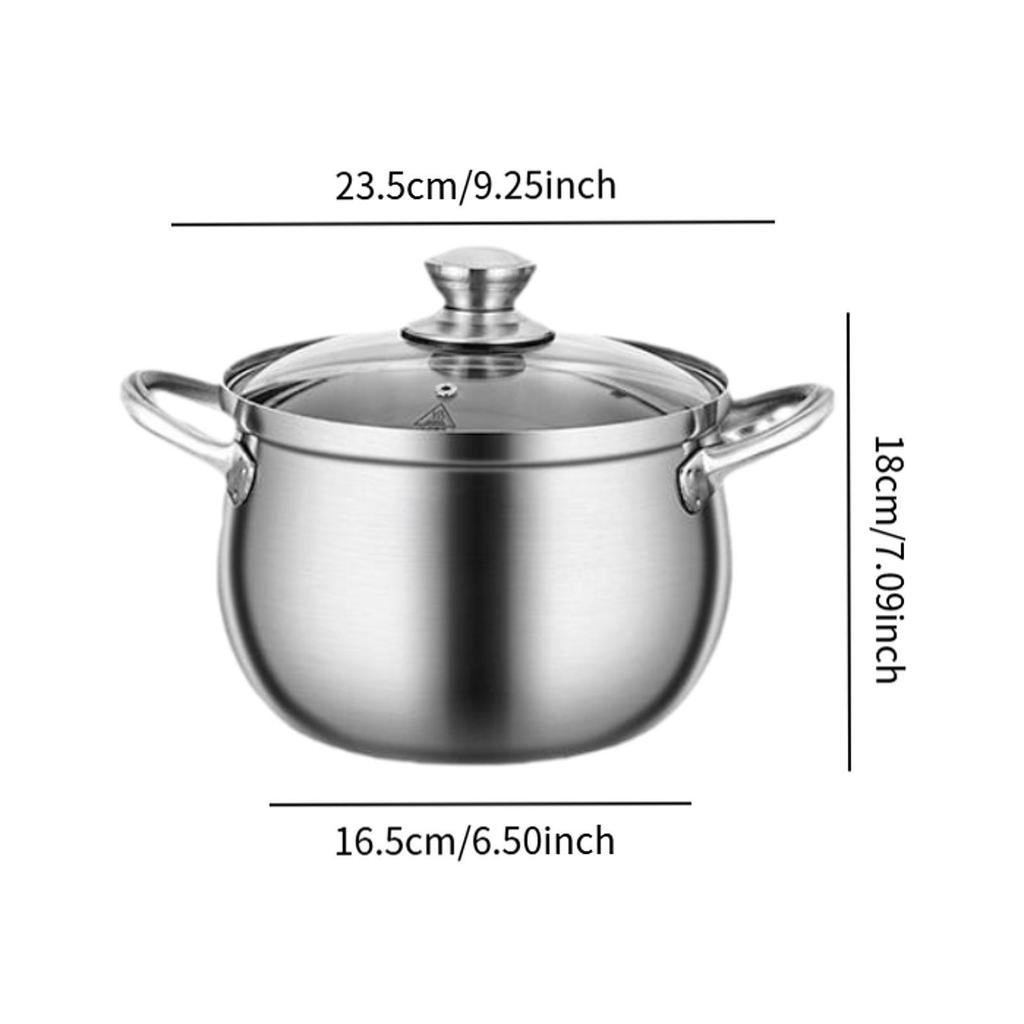Double Handle Soup Pot for Induction Cooker And Camping