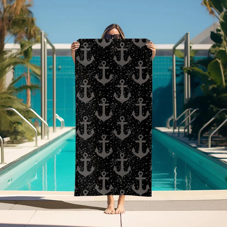 

Anchor For Bath Quick Drying Towels Bathroom Set Accessories Sauna Large Bath Towel Spa Home Beach Gym Bathroom Personal Care W40*H60(CM)