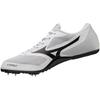 Track and Field Shoes Club Lightweight Short Distance Track and Field Spikes Under 800m Track Entry Beginner Cm 2E X-Sprint White/Black 25.0