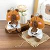 Captivating Plush Capybara Keychain Doll With Short Fur Perfect For Kids Adults And