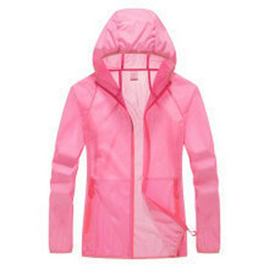 Unisex Summer Hooded Quick-Dry Windbreaker Jacket