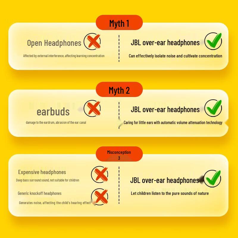 JBL JR310BT Wireless Bluetooth Kids Headphones