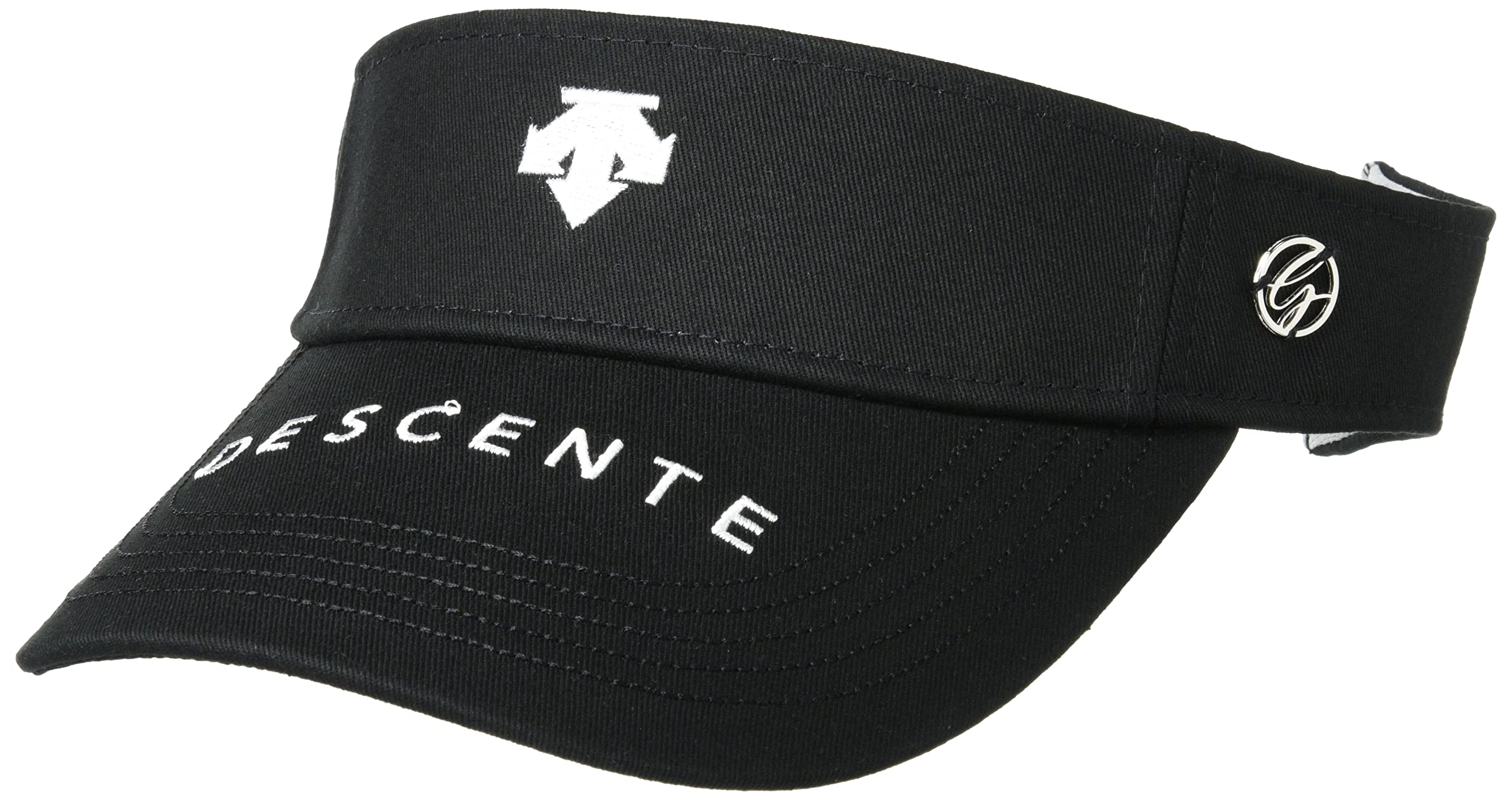 

[DESCENTE GOLF] Козырек [Классический] Гольф Шляпа Солнцезащитный козырек Круглогодичный Влагоотводящий Быстросохнущий Защищающий от запаха Базовый Женский DGCVJC50 Модель 2023 BK00 Свободный размер