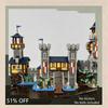 2570PCS Medieval Castle II MOC Building Blocks Architecture DIY Assembly Creative Toy Collection Display Educational Gift