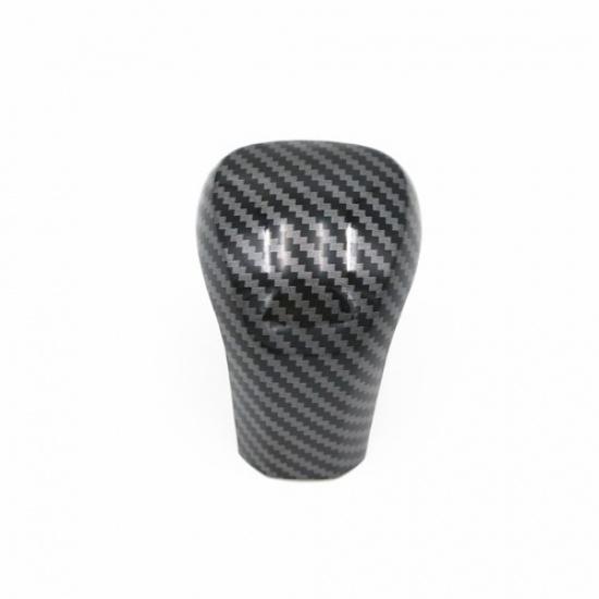 Carbon Fiber Print Gear Shift Knob Cover Trim for Toyota Highlander Tacoma