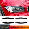 For BMW 1 Series E81 E82 E87 E88 2004-2014 Headlight Eyebrow Eyelid Cover Trim Exterior Modification Tuning Accessories Body Kit