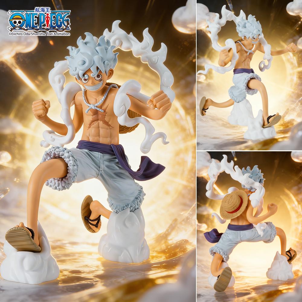 1pc Officially One Piece Luffy Gear 5 (Sun God Nika Form) Figure - Decorative Collectible Figurine, Perfect for Holiday Gifting.