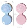 Candy Color Portable Hairdressing Comb with Mirror – Cushion, Airbag, and Massage Features
