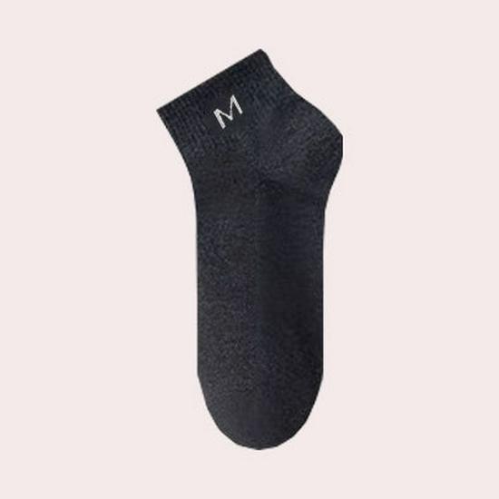 Herrstrumpor sommar, lätta, andningsbara bomullsstrumpor - Luktavvisande, fuktabsorberande, trendig nätdesign för vår och höst