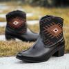 Fashion Men Boots Classic Ankle Boots Black and Brown High-heeled Side Zipper Fashion Brand Chelsea Boots Social Boots Sizes 38-46