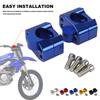 Motorcycle Fat Bar Handlebar Riser Clamps Taper Handlebar CNC Alloy Universal For ATV Pit Dirt Bike Motocross Accessories