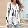 Women's Fashion Casual Printed Long Sleeve T-Shirt Pullover Top