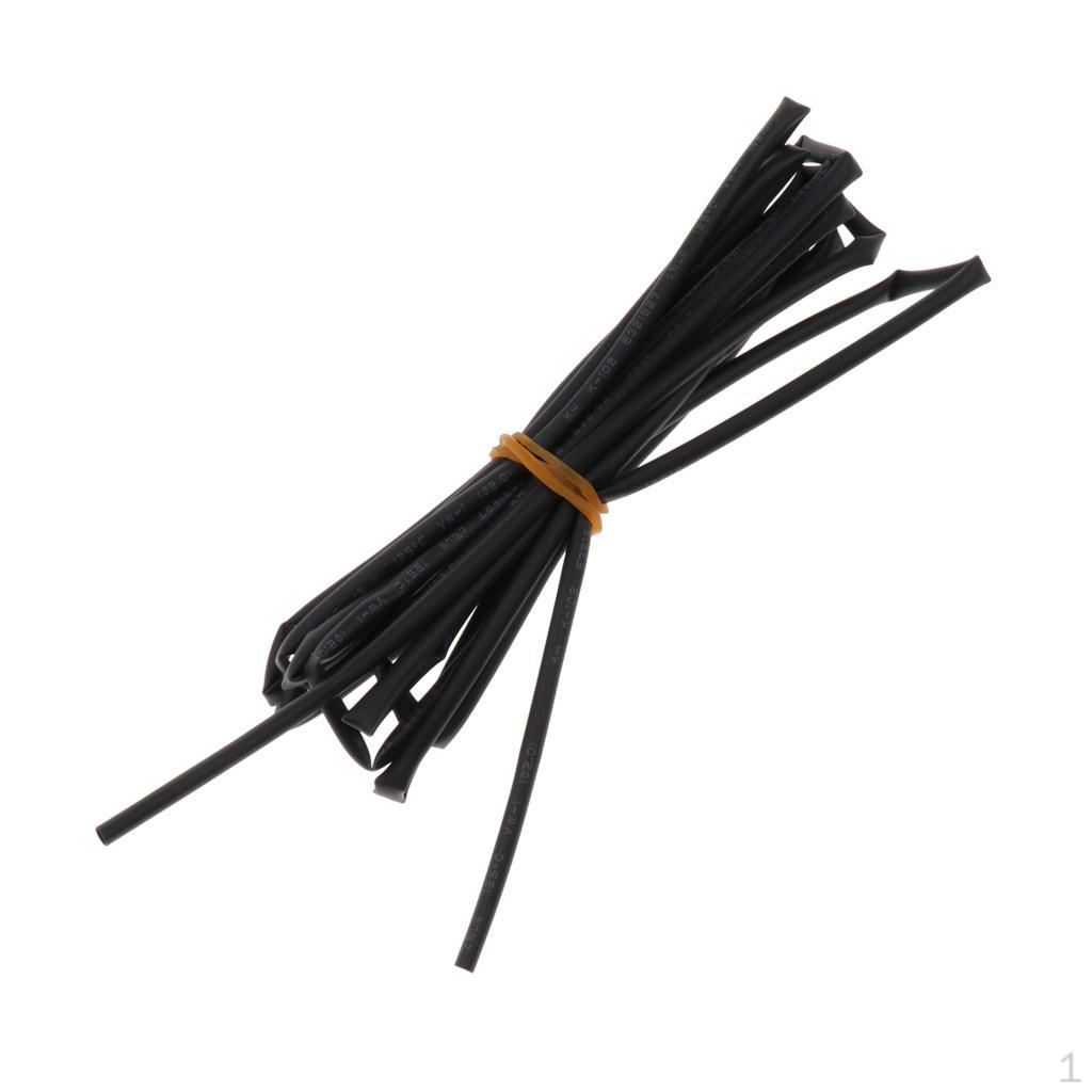 

Black 2:1 Waterproof Heatshrink Tube Tubing Sleeving Heat Shrink Cable Wrap 2M