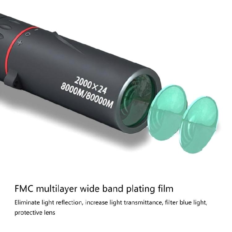 Monocular Telescope 2000x24 High Powered Monocular Adults for Smartphone Adapter