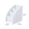 1pz Cartellina a Tasche Griglia Scatola Telecomando Custodia Organizer da Scrivania per Cosmetici Supporto Organizer Organizer per Trucco Stoccaggio