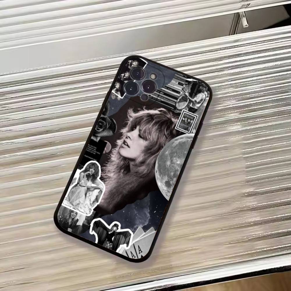 Band F-Fleetwood Mac Phone Case For iPhone 17,16,15,14,13,12,11 Plus,Pro Max,XS,Soft Black Cover