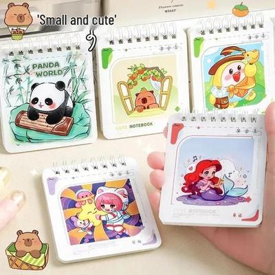 Mini Spiral Notebook - Pocket-Sized Cute Cartoon Vocabulary Book (Newcomers Get 4 Books for $0.01!)