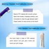 Rnlrclrl Dog Toothpaste and Toothbrush Set Dog Dental Care Fresh Breath Kit,Dual Ended Toothbrush,2 Pack Finger Toothbrushs