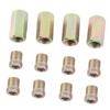 12 stuks 7/16 inch-24 Schroefdraad Remleiding Fittingen Assortiment Messing Auto Accessoires voor 1/4 inch Remleiding