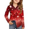 Girls' Button-Down Shirt - Long Sleeve Dress Blouse