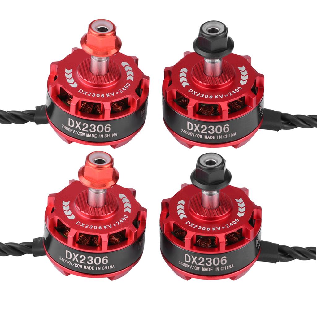4pcs DX2306 2400KV 24S Brushless Motor for X210 X220 250 FPV Racing Drone