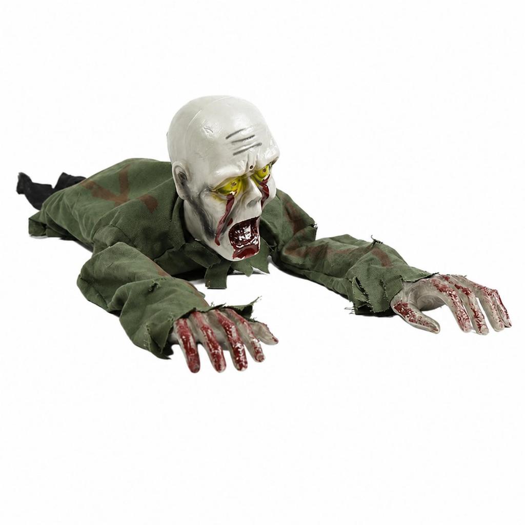 Hängende Zombie-Dekoration Blutige kriechende Figur Lebensecht für Bar