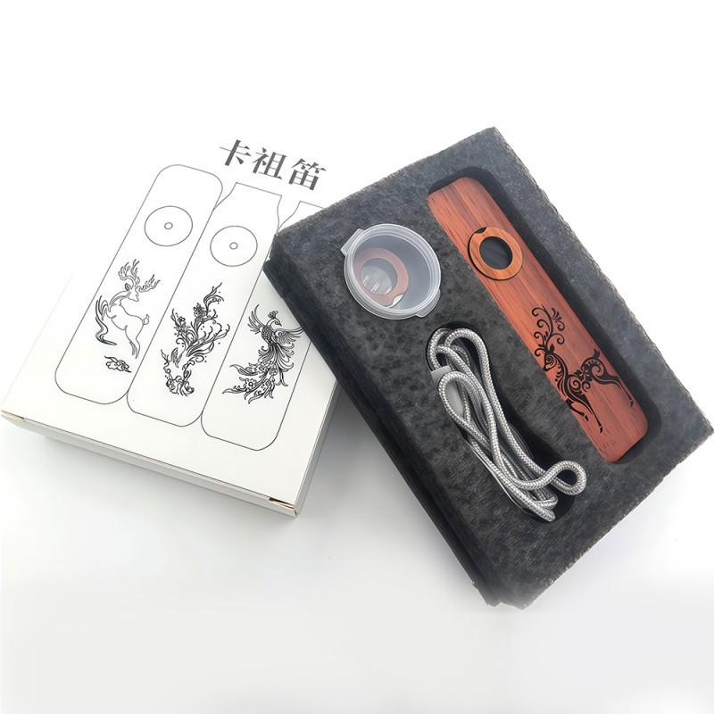 Profesionální výkonná kazoo flétna z masivního dřeva - Nevyžaduje učení