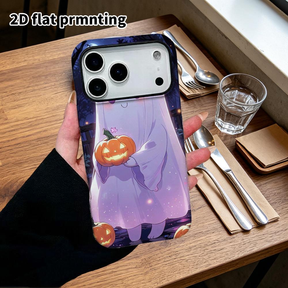 Phone Case: 2D Flat Design Suitable for iPhone 18 17 16 15 14 13 Pro Film Protective Case, Couple Style, Anime Girl Design, Christmas and Halloween Gi