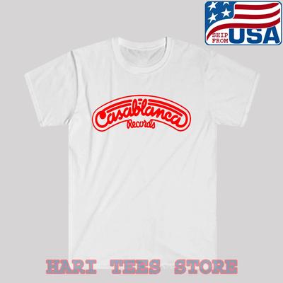Casablanca Records Men's White Size S To 5XL