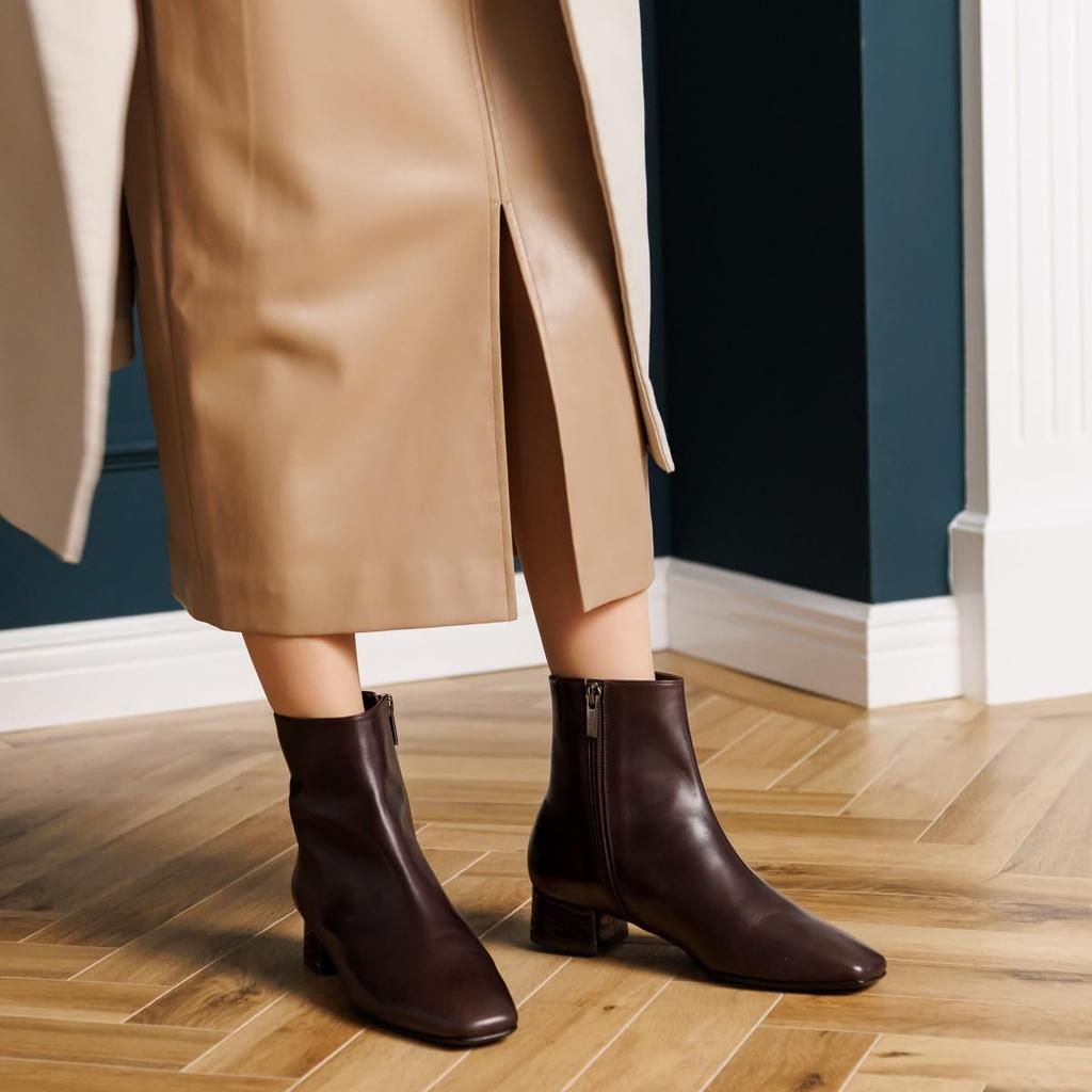 Spitze kurz Braun 240 HIMIKO/Himiko/Square boots/631402D