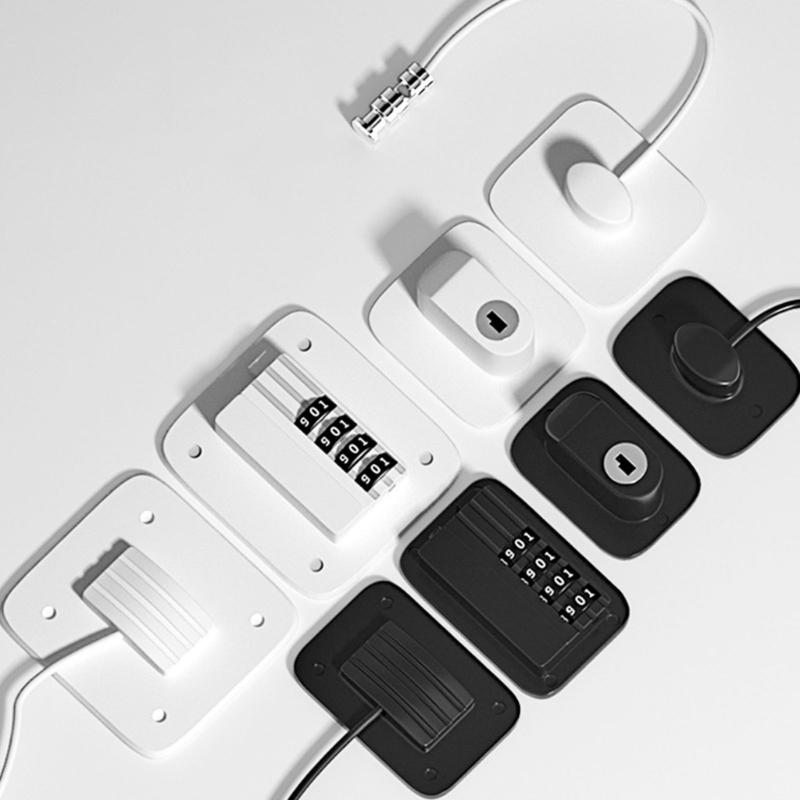 Home Window Lock Refrigerator Fridge Freezer Door Lock with 3 Digit Code Child Protections Password Lock Enduring