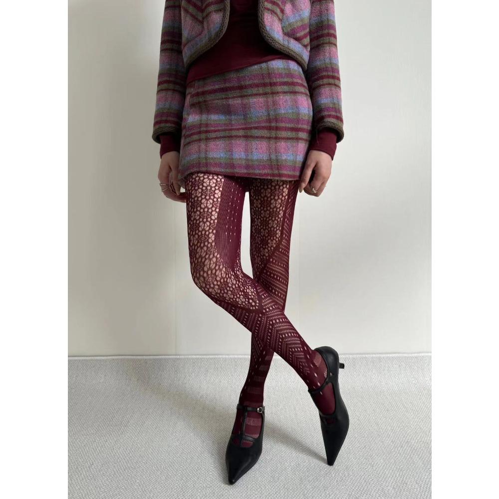 

Панк Y2K Необычные сетчатые носки Колготки против затяжек для женщин One Size