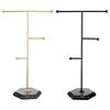 Elegant T Bar Jewelry Stand Organiser Display Shelf for Necklace Bracelet Watch Space Saving Jewellery Presentation Rack