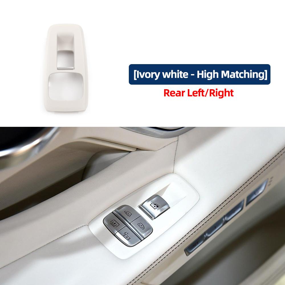 LHD Rear Window Lifter Switch Outer Frame Cover For BMW G12 2015- 740i xDrive 750i xDrive Door Window Switch Surround Frame