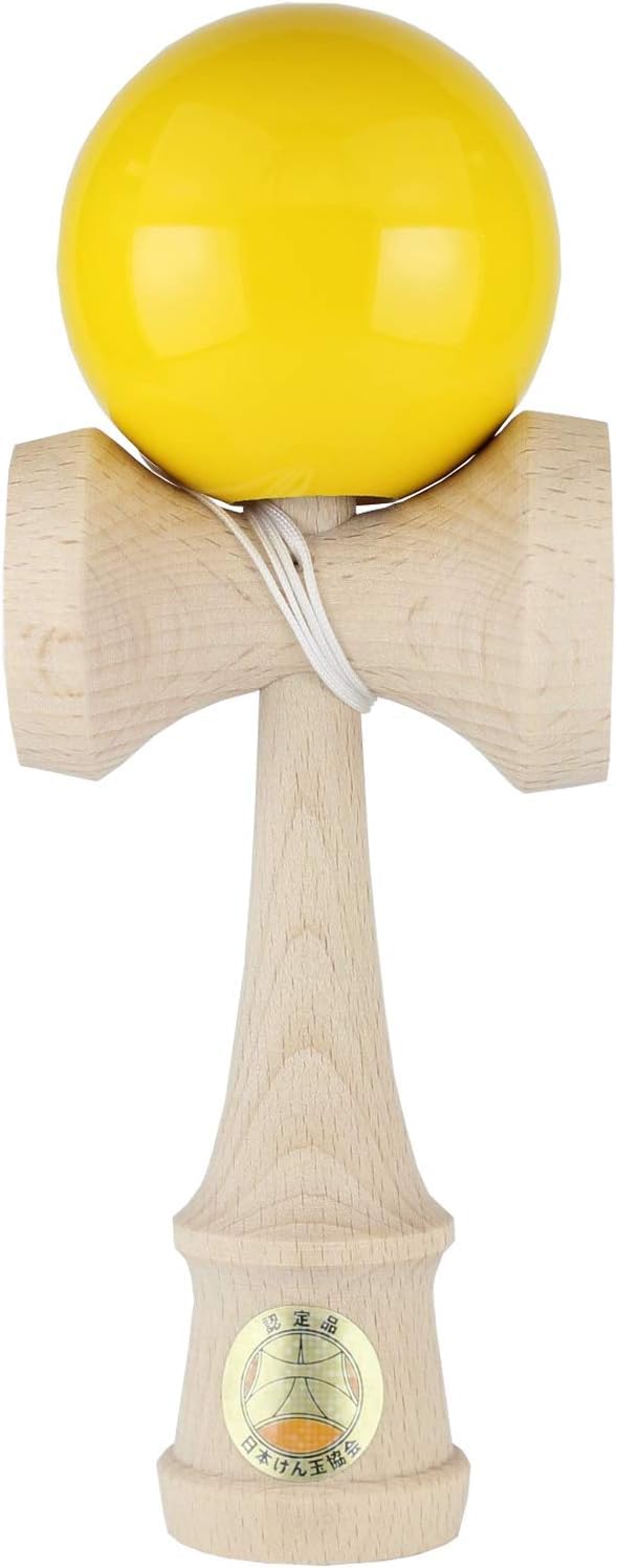 

Yamagata Koubou Langs Japan Competition Kendama Kendama Association Solid Color Yellow Ozora (Japan Certified)