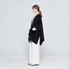 Mink Pocket Wool Cape Bk 15070ss