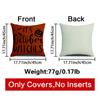 Halloween October Dwarf Pattern Printed Soft Square Pillowslip  Blend Cushion Cover Pillowcase Living Room Home Decor