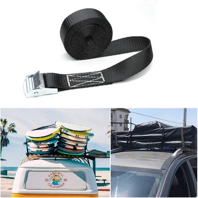 Sangles d'arrimage 400 kg Force de traction Corde de remorquage Cliquet solide Sangle d'arrimage durable Toit de voiture