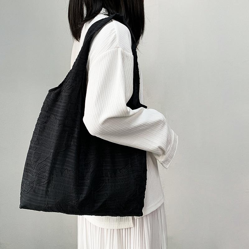 

Летняя Мышечная Текстура Сто Простых Листьев Плечевая Цветная Сумка