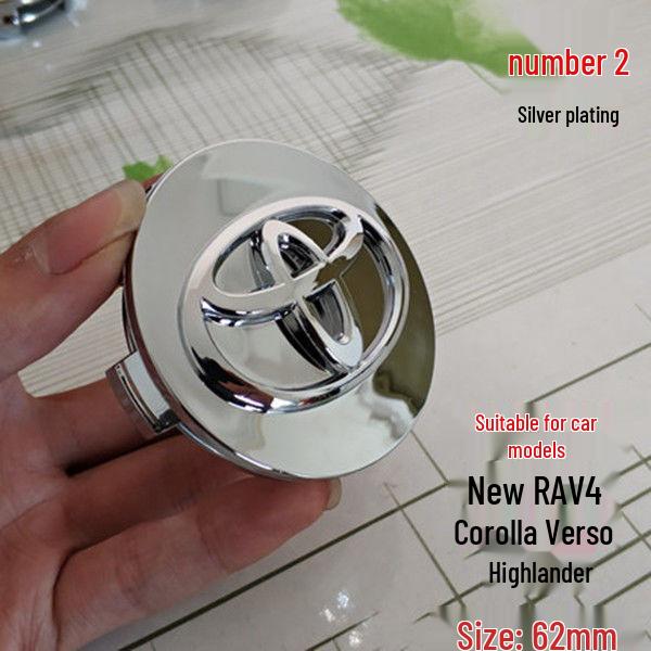 Fits Toyota models like Camry, Corolla, Reiz, Vios, and Levin. Includes logo and wheel covers.